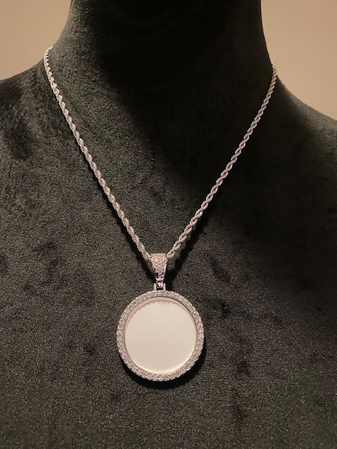 Round Sublimation Necklace