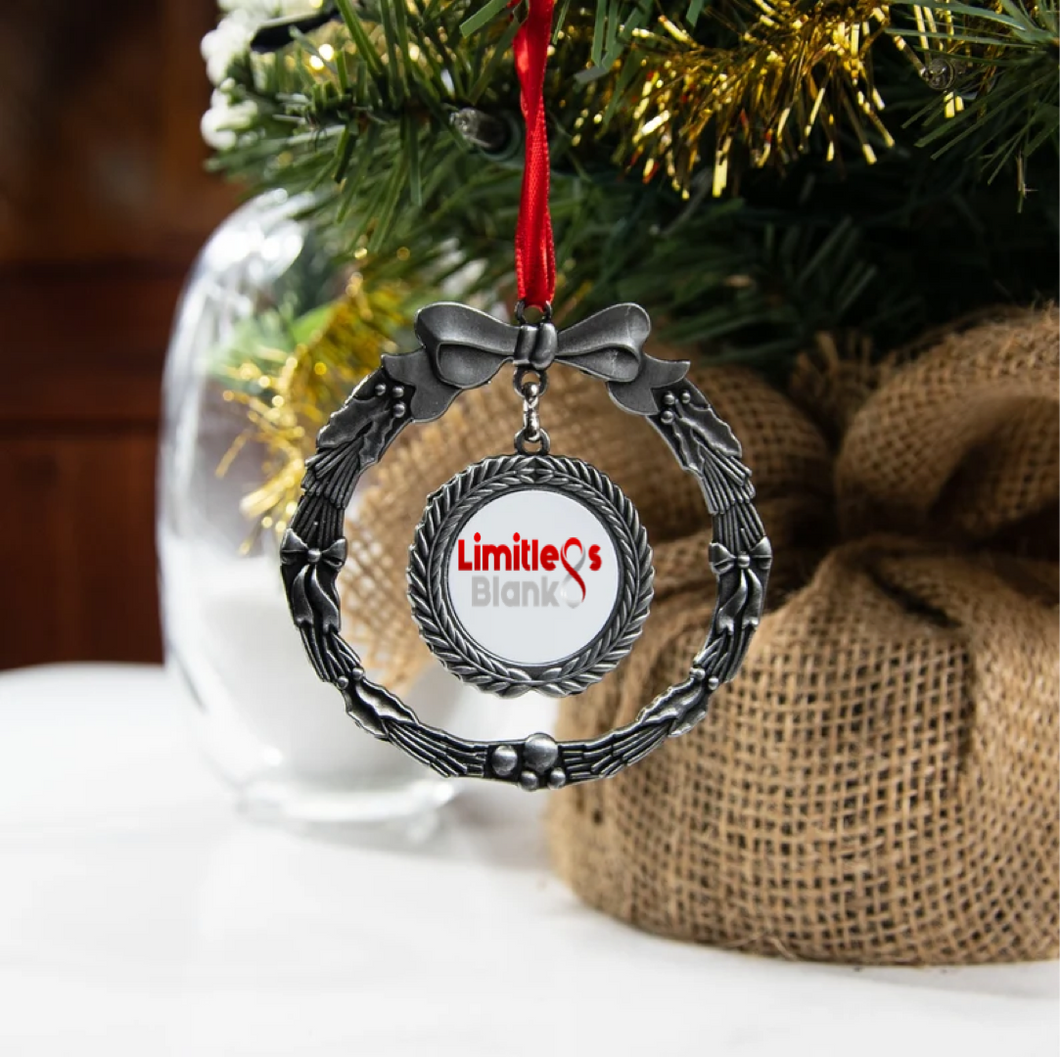 Double Sided Wreath Ornament